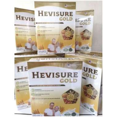 HEVISURE GOLD PLUS ORIGINAL SUSU DIABETES KENCING MANIS 1 BOX 12 SASET