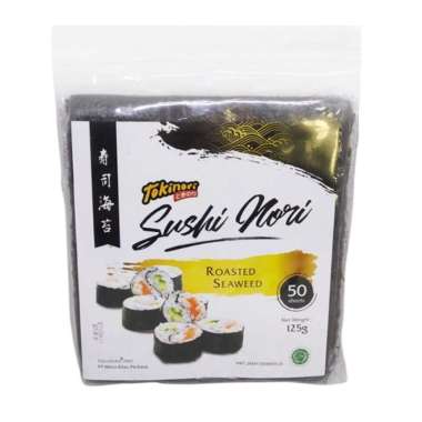 SUSHI NORI 50 SHEETS HALAL (ROASTED SEAWEED)