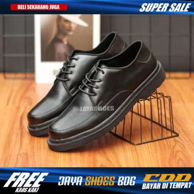 SPV RAUL BLACK Sepatu Pantofel Pria Hitam Casual Formal Kerja Kuliah Original 44 Hitam