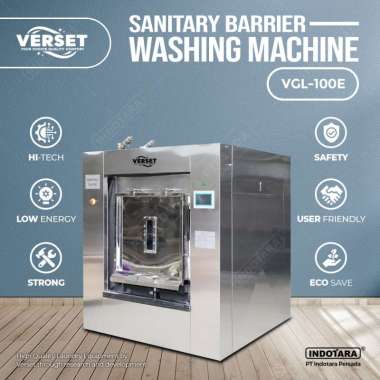 Sanitary Mesin Cuci Barrier Washer Extractor - Verset VGL-100E