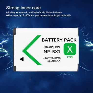 GAONENG Baterai Kamera Sony RX100 H400 HDR PJ240E 1600mAh