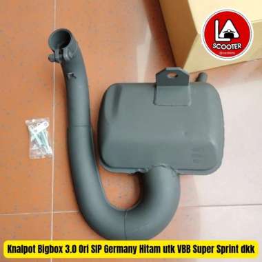 Knalpot bigbox 3.0 ori sip germany hitam utk vbb super sprint
