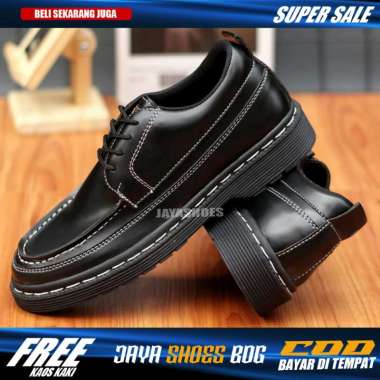 SPV Steins Sepatu Docmart Pria Formal Hitam Pantofel Kerja Casual 40 hitam