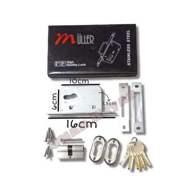 Kunci Pintu Sliding merk Soligen Muller