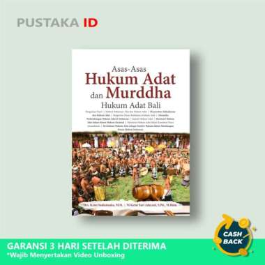 Buku Asas-Asas Hukum Adat Dan Murddha Hukum Adat Bali