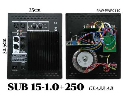 Modul Power kit subwoofer super bass class AB 1000 watt