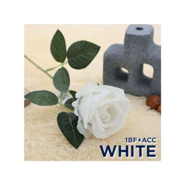 Goto Crimson Bunga Hias Mawar Teratai Buket Artificial Flower Plastik ROSE 1BF+ACC W