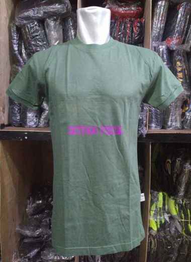 Kaos Jatah TNI Hijau - Kaos Oblong Jatah TNI XL
