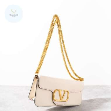 VALENTINO Vlogo loco shoulder bag - 100% Authentic Ivory