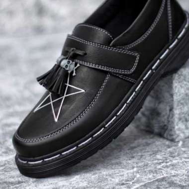SPV Sepatu Laofers Hitam Pria Docmart Pantofel Pria 44 MIWA