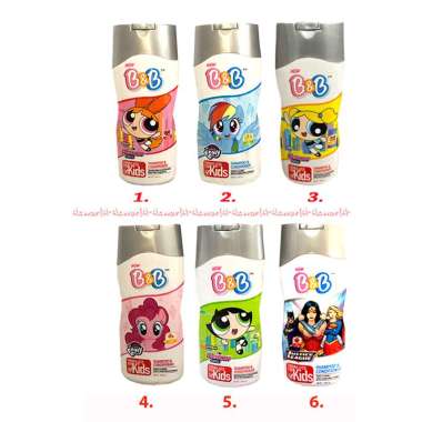 B&B Shampoo & Conditioner 200ml Formula For Kids My Little Pony B & B Sampoo Kondisioner Untuk Anak