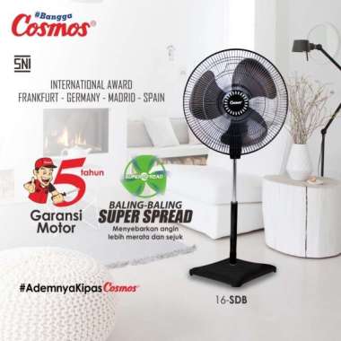 COSMOS Kipas Angin Berdiri - Stand Fan 16 SDB - Cosmos Stand Fan 16 In