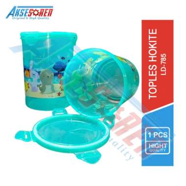 Aksesoren Toples Hokite [LD-785] / Tempat Simpan Makanan / Food Storage / Box Penyimpanan / Wadah Ku