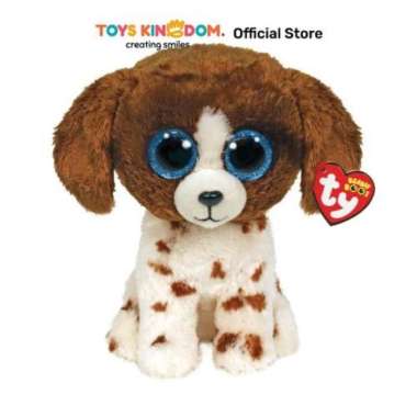 Ty Beanie Boos Boneka Hewan Muddles Dog Medium Ty95320