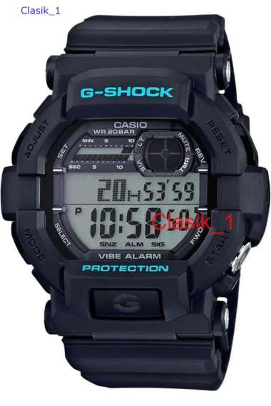Original 100%!! Casio G-Shock GD-350-1CDR Jam Tangan Pria Vibe Alarm Garansi Resmi 2 Tahun