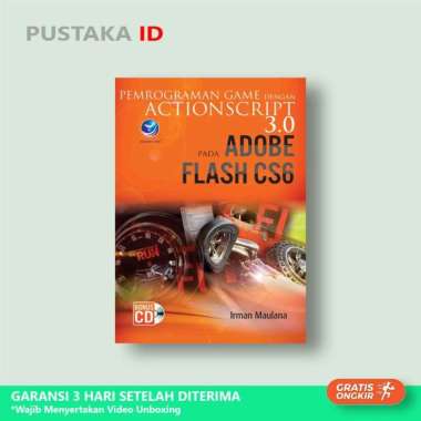 Buku Pemrograman Game dengan Actionscript 3.0 pada Adobe Flash CS6+cd