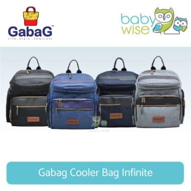 Gabag Cooler Bag Infinite - Tas Bayi Multifungsi Troy Raven Black