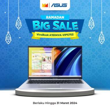 ASUS Laptop Vivobook 15 A1504VA VIPS752 Intel Core I7 1355U 8GB 512GB