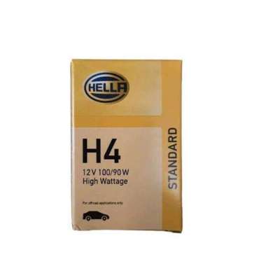 BOHLAM LAMPU HALOGEN HELLA H4 P43T 12V 100/90W ORIGINAL