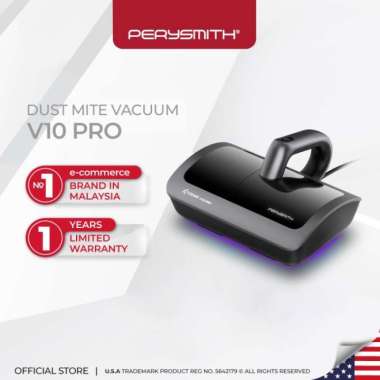 Perysmith V30 Pro Uv Anti Dust Mite Double Dust Cup Bed Vacuum Cleaner Sale V10 PRO