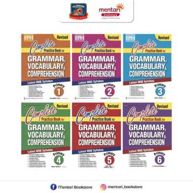 EPH Complete Practice Book for Grammar, Vocab, Comprehension | Buku SD Level 1