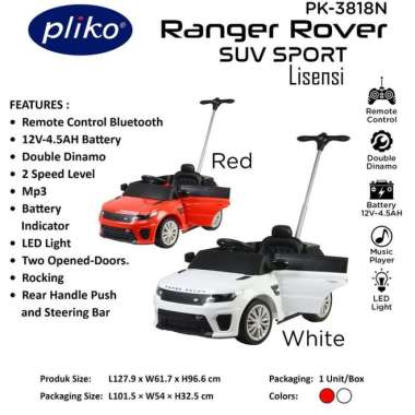 MAINAN MOBIL AKI RANGE ROVER SPORT PK3818 LISENSI GOSEND