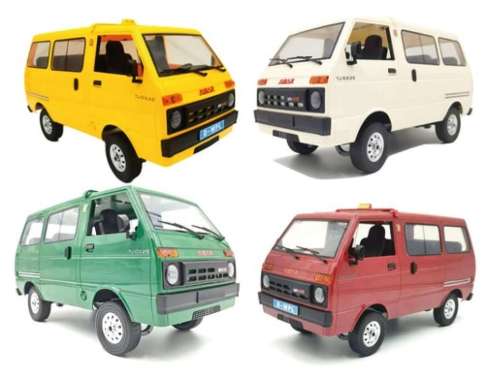 WPL D42 RC CAR MINIBUS HIJET 1980 2.4GHZ FULL PROPO packing std Kuning