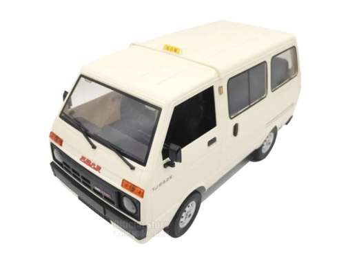 WPL D42 RC CAR MINIBUS HIJET 1980 2.4GHZ FULL PROPO double +bubble Putih