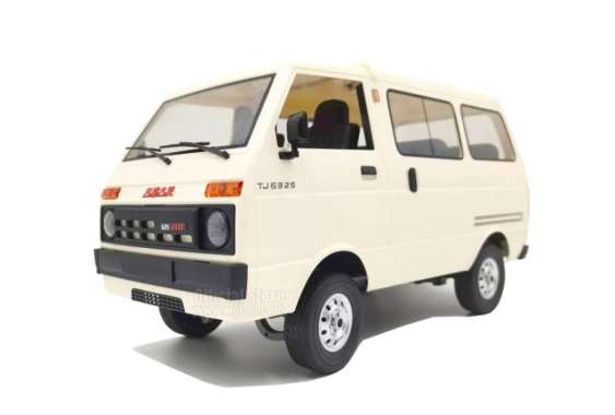 WPL D42 RC CAR MINIBUS HIJET 1980 2.4GHZ FULL PROPO packing std Putih