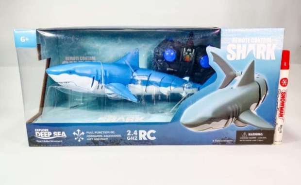 MAINAN RC REMOTE CONTROL IKAN HIU SHARK HIU