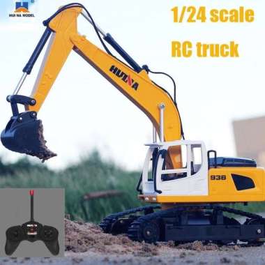 RC EXCAVATOR HUINA 1516 1/24 MAINAN REMOTE KONSTRUKSI ALAT BERAT