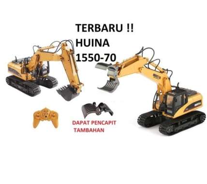 RC ALAT BERAT HUINA 1550 1535 1535-70 1550-70 CHANNEL EXCAVATOR SHOVEL RC 1550-70