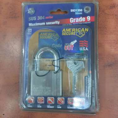 gembok anti potong american secure