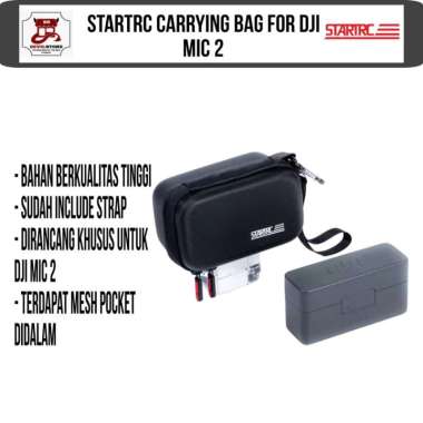 Startrc Protective Carrying Bag for DJI MIC 2 Case High Quality PU Fabric