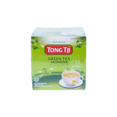 Promo Harga Tong Tji Teh Celup Green Tea Jasmine Dengan Amplop per 15 pcs 2 gr - Blibli