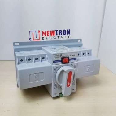 ATS 63A 4P Automatic Transfer Switch Otomatis PLN Genset Vision