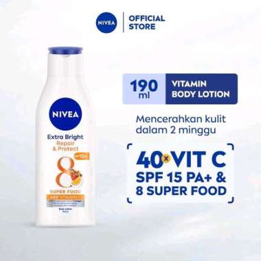 Nivea Extra Bright Repair & Protect Hand Body Lotion 190ml
