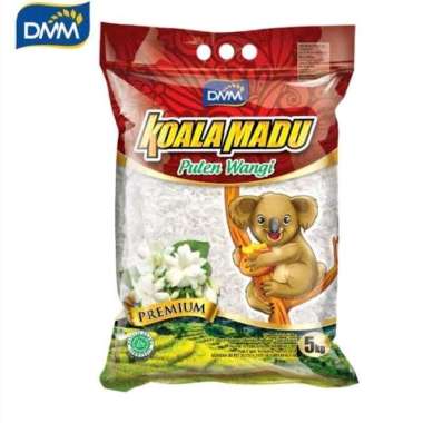 Koala Madu Beras Pulen Wangi 5 kg | Beras Pulen Wangi Koala Madu 5 kg