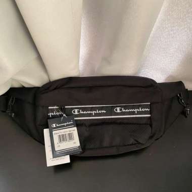 Champion EU Belt Unisex Waistbag Black / Tas 100% Original