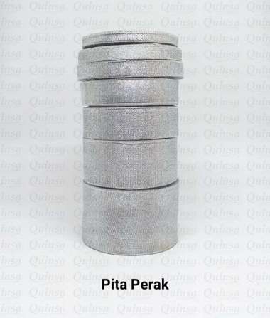 Pita Perak / Silver Ribbon / Pita Silver 3/4inch / 2cm