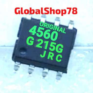 JRC4560 SMD / IC DUAL OP AMP LOW NOISE JRC4560D / JRC 4560 SOP8 Multivariasi Multicolor