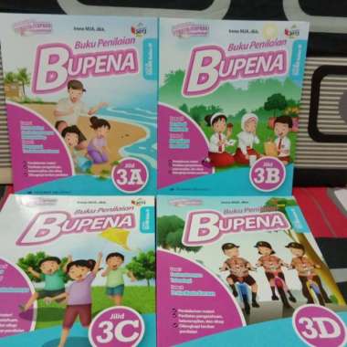 Paket Buku Bupena SD kelas.3 A, B, C, D Multivariasi Multicolor