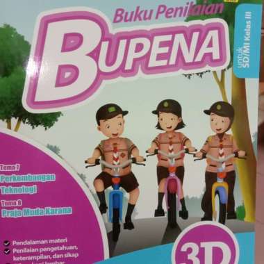 Bupena SD Kelas. 3D Multivariasi Multicolor