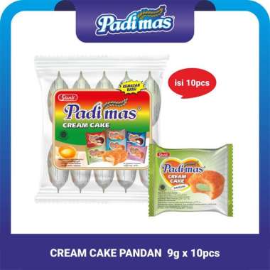 Cream Cake Padimas, Rasa Pandan
