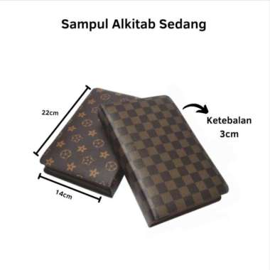 Sampul Alkitab Sedang - Sampul Alkitab Protestan Sedang Kotak2 & Bunga Multivariasi Multicolor