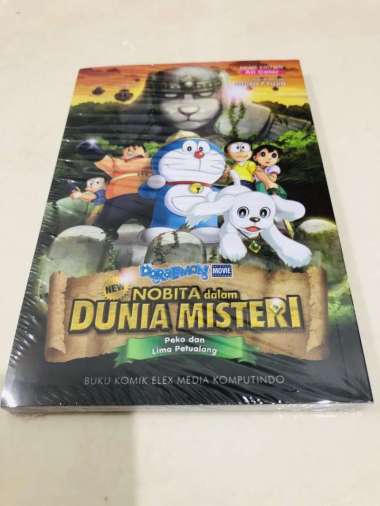 Buku komik berwarna doraemon movie new nobita dalam dunia misteri Multivariasi Multicolor