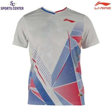 New Kaos / Jersey Badminton Lining All England ATSU805 White S