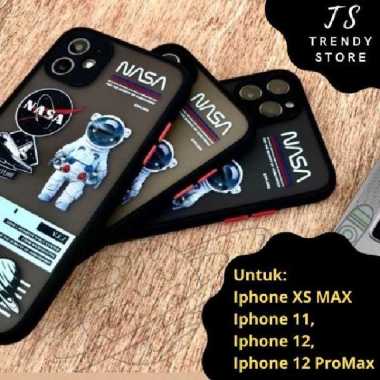 CASE IPHONE HYBRID NASA CASETIFY IPHONE X XS Max Xr 11 12 Pro Max 12 Pro Max Hitam