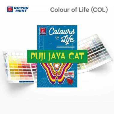 KATALOG SAMPLE KARTU WARNA CAT TEMBOK NIPPON PAINT Multivariasi Multicolor
