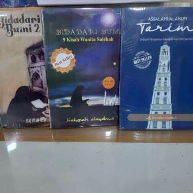 PAKET 3 BUKU ASSALAMUALAIKUM TARIM BIDADARI BUMI BY HALIMAH ALAYDRUS Multivariasi Multicolor